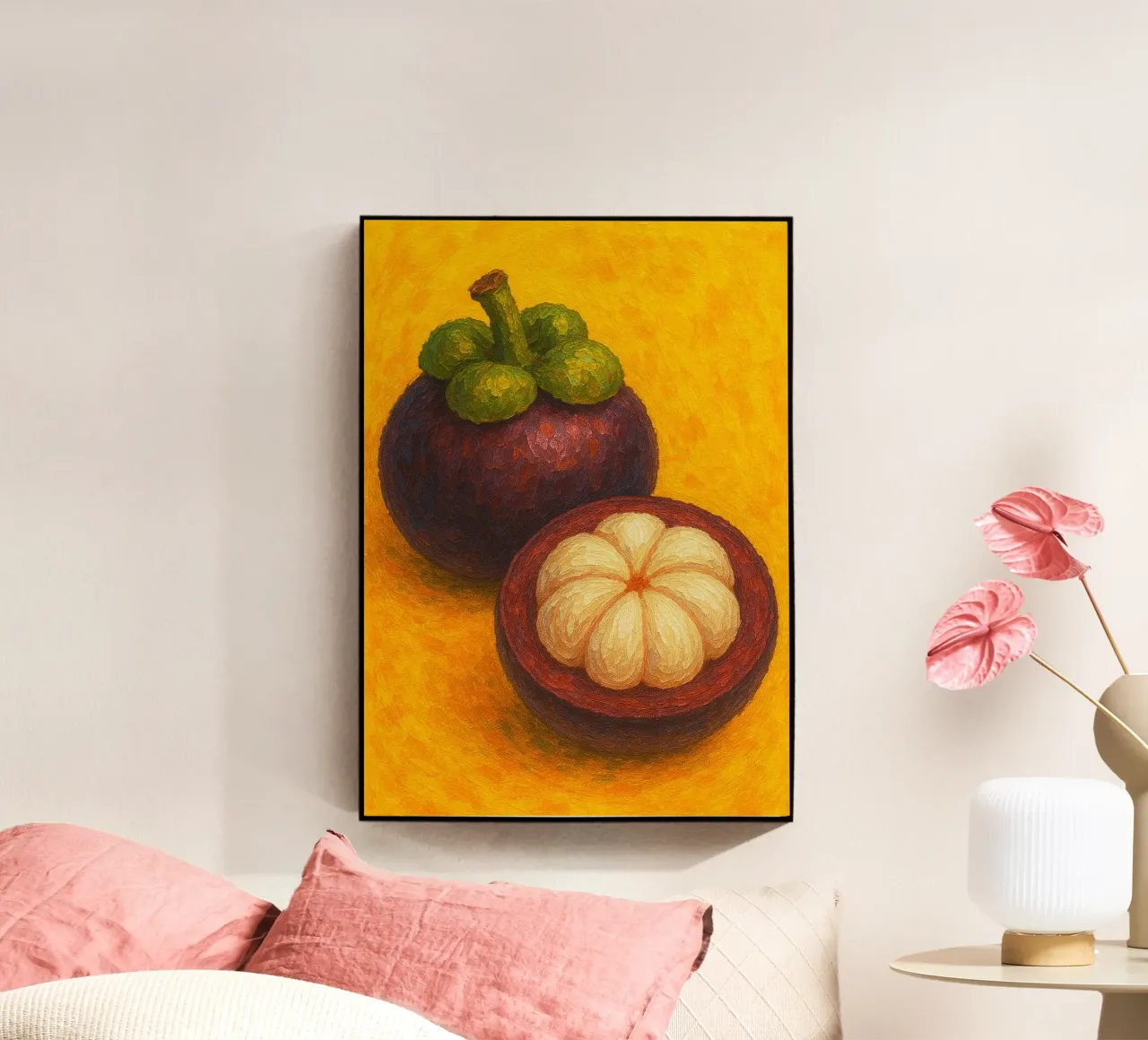 mangostán imaginación abstracta a todo color metacrilato de ameera
