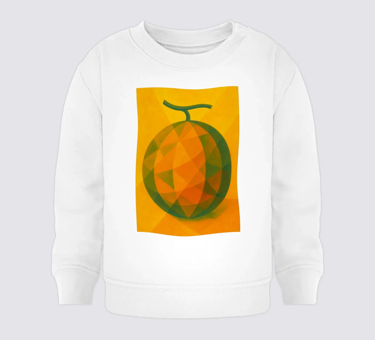 melón imaginación abstracta a todo color sudadera de bebé de ameera