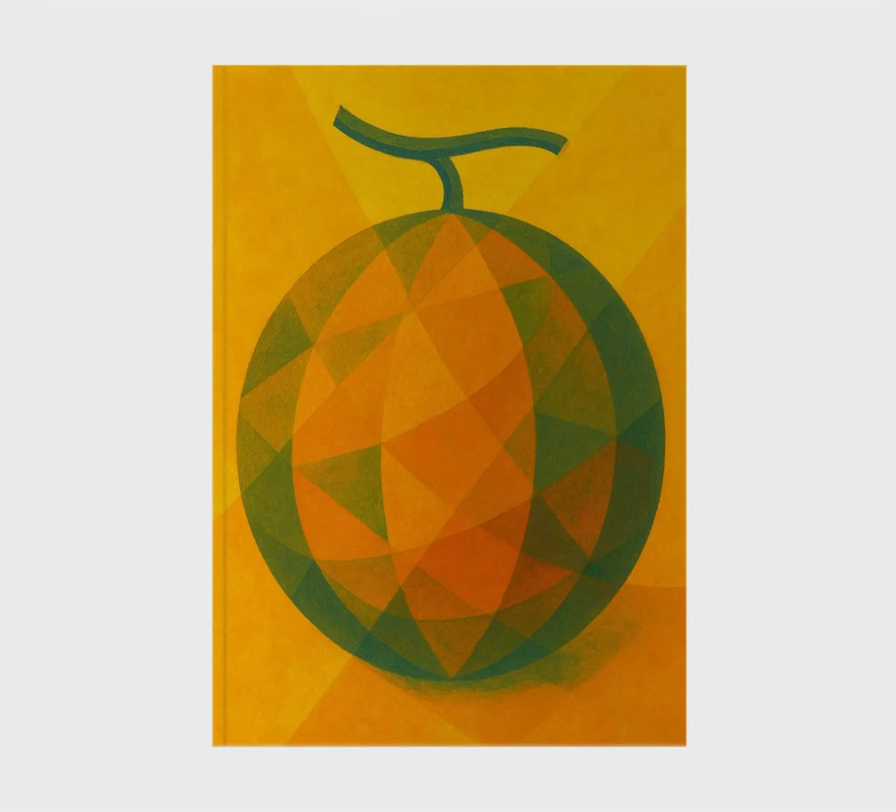 melon abstract imagination full color notebook by ameera
