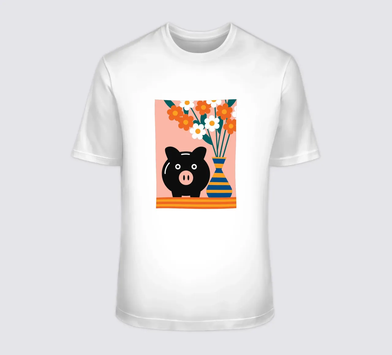 Risparmio e vaso di fiori t-shirt da LOOK DIFFERENT