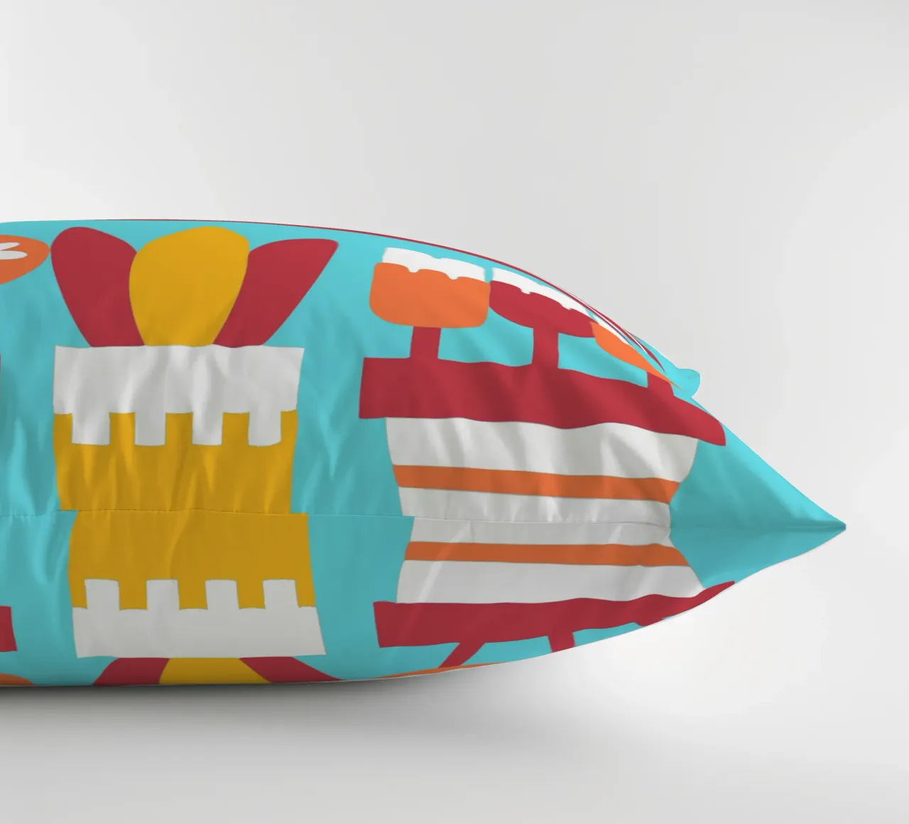 Six Aesthetic Flower Vases decorative cushion by FLOWER PLACE SHOP