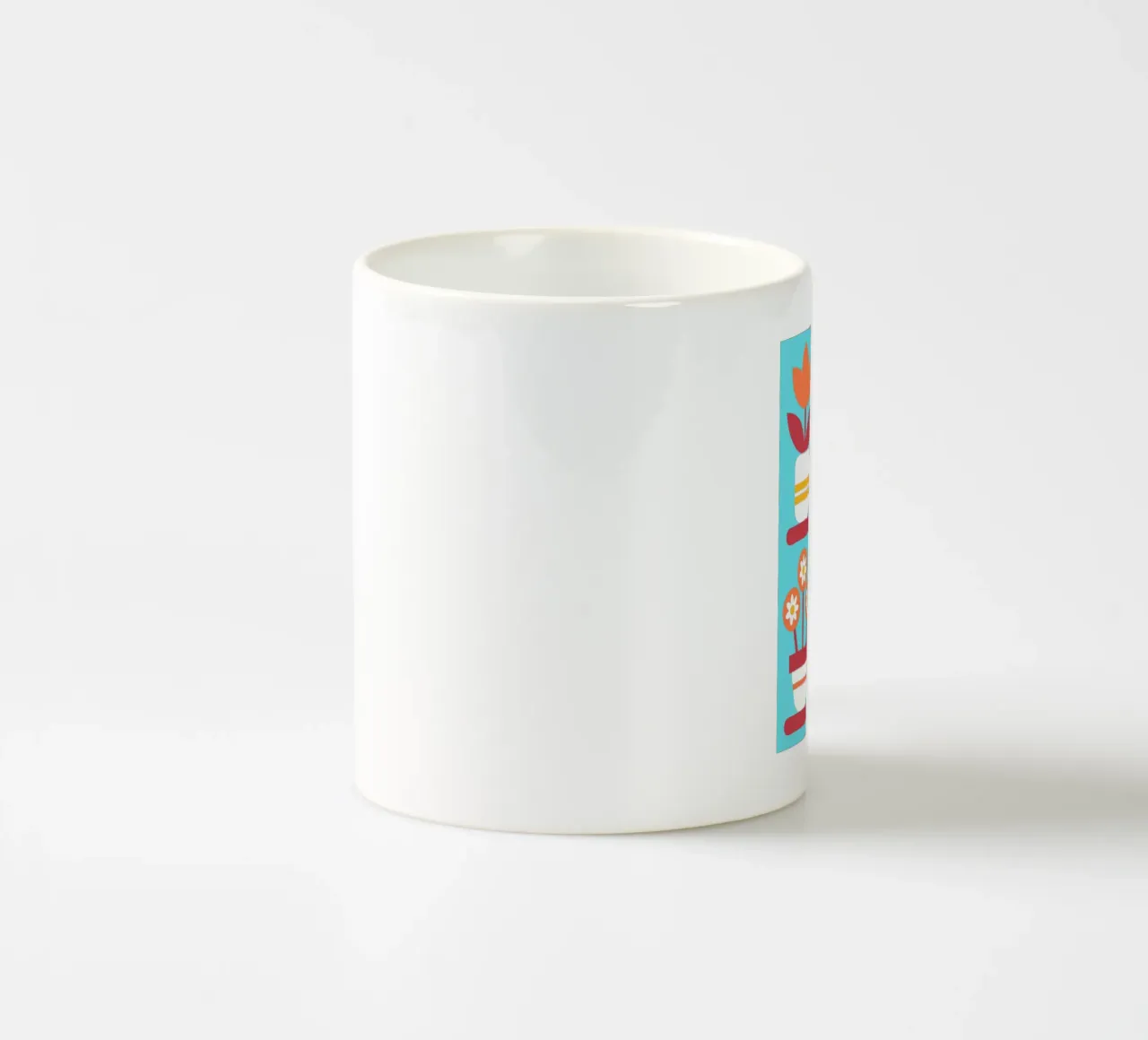 Six Aesthetic Flower Vases ceramic mug by FLOWER PLACE SHOP