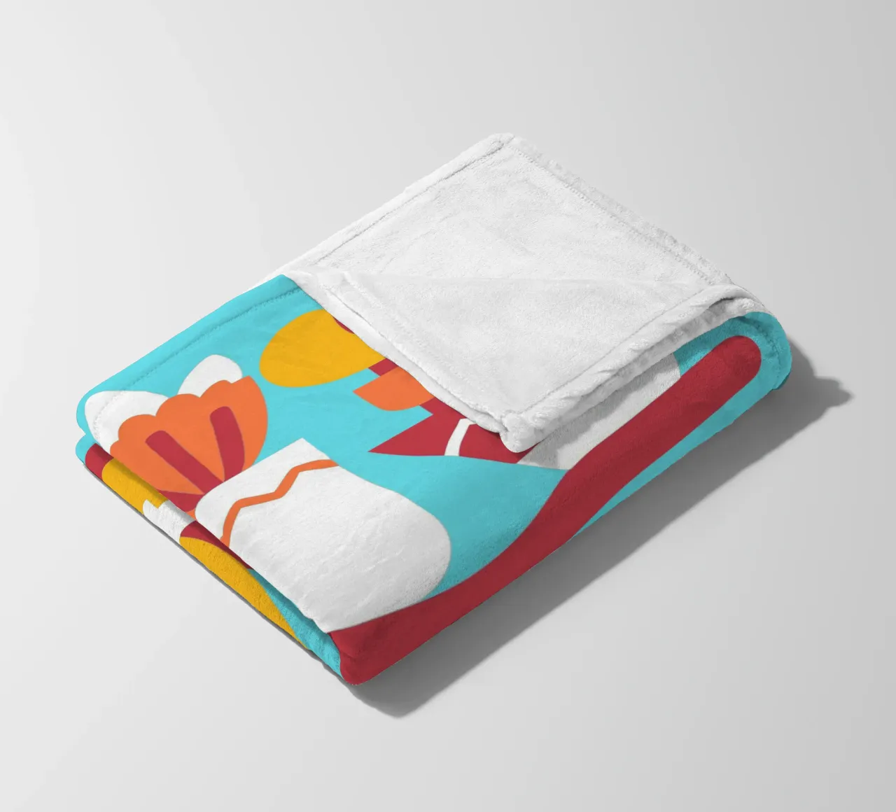 Six Aesthetic Flower Vases fleece blanket by FLOWER PLACE SHOP