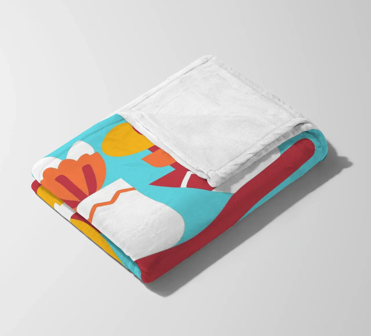 Six Aesthetic Flower Vases fleece blanket by FLOWER PLACE SHOP