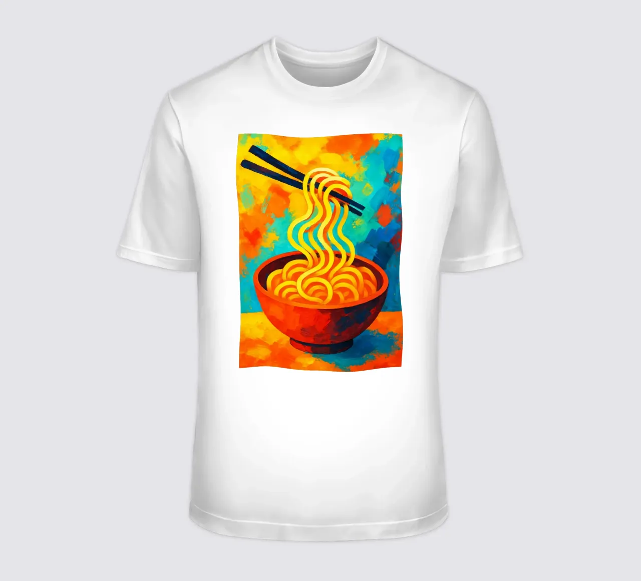 fideos imaginación abstracta a todo color camiseta de ameera