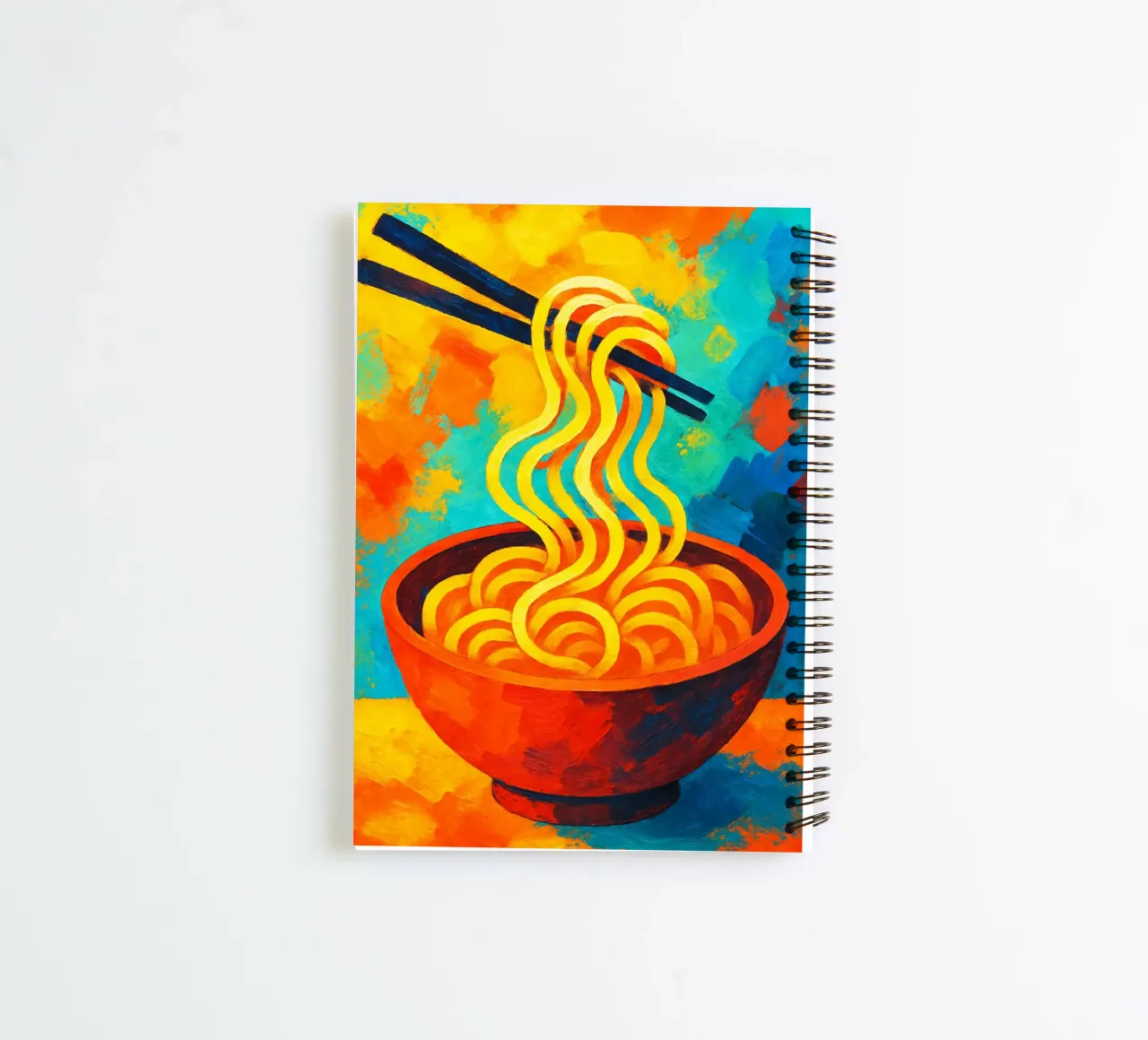 noodle abstract imagination full color spiral notebook by ameera