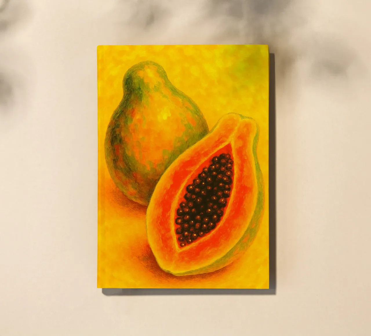 papaya abstract imagination full color notebook by ameera