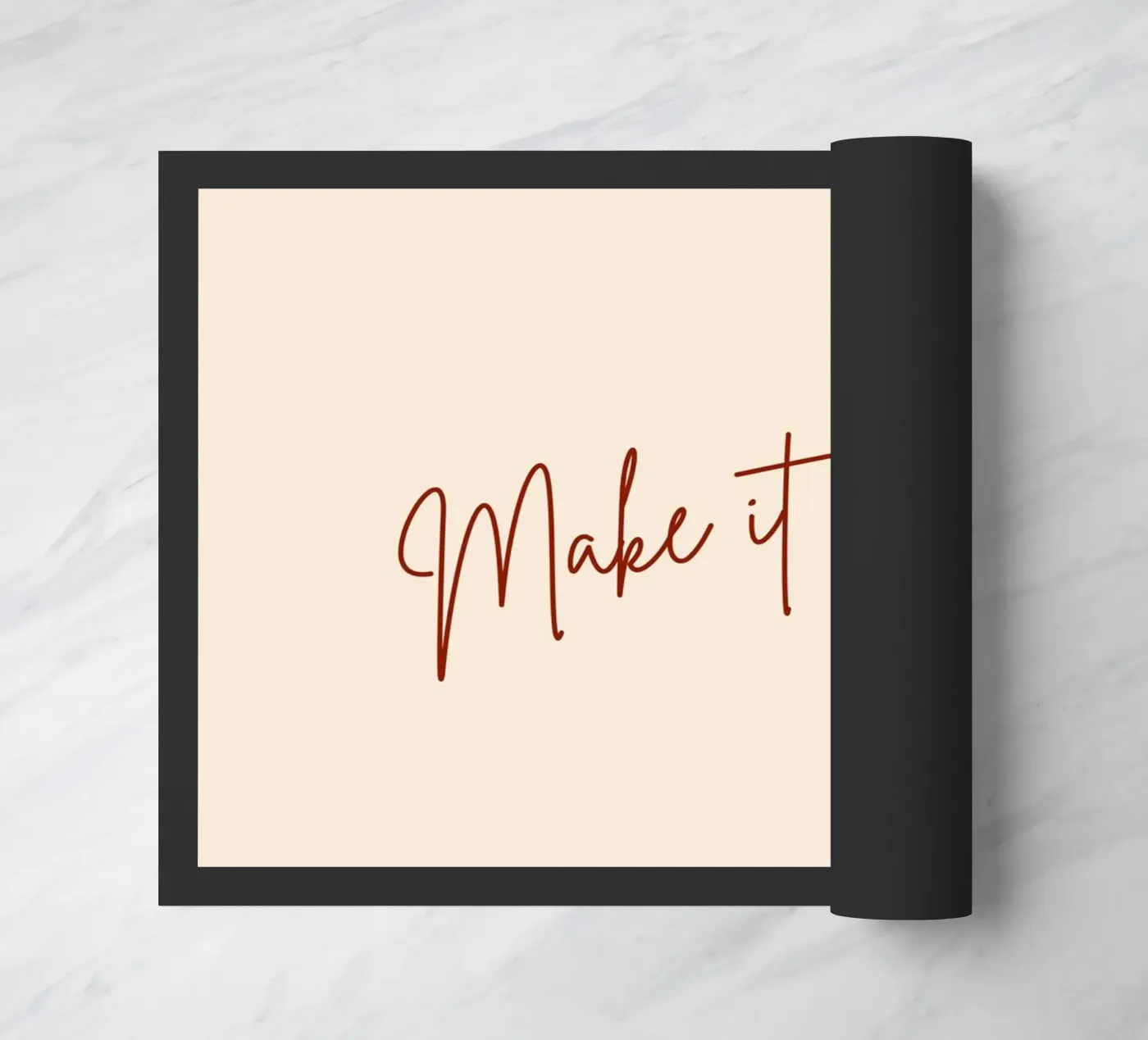 Make It Simple. deurmat van 83oranges.com