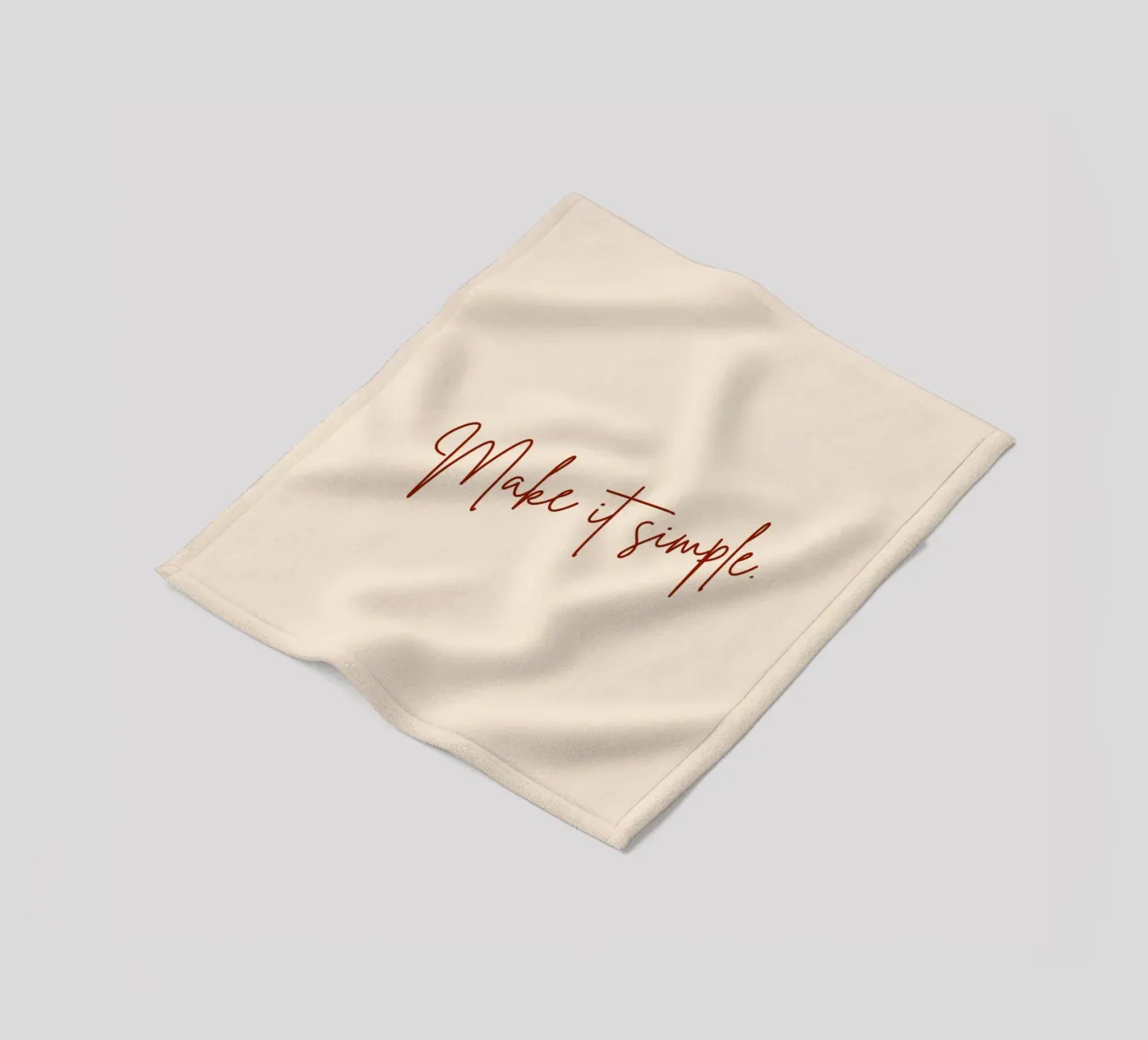 Machen Sie es einfach. Fleecedecke von 83oranges.com