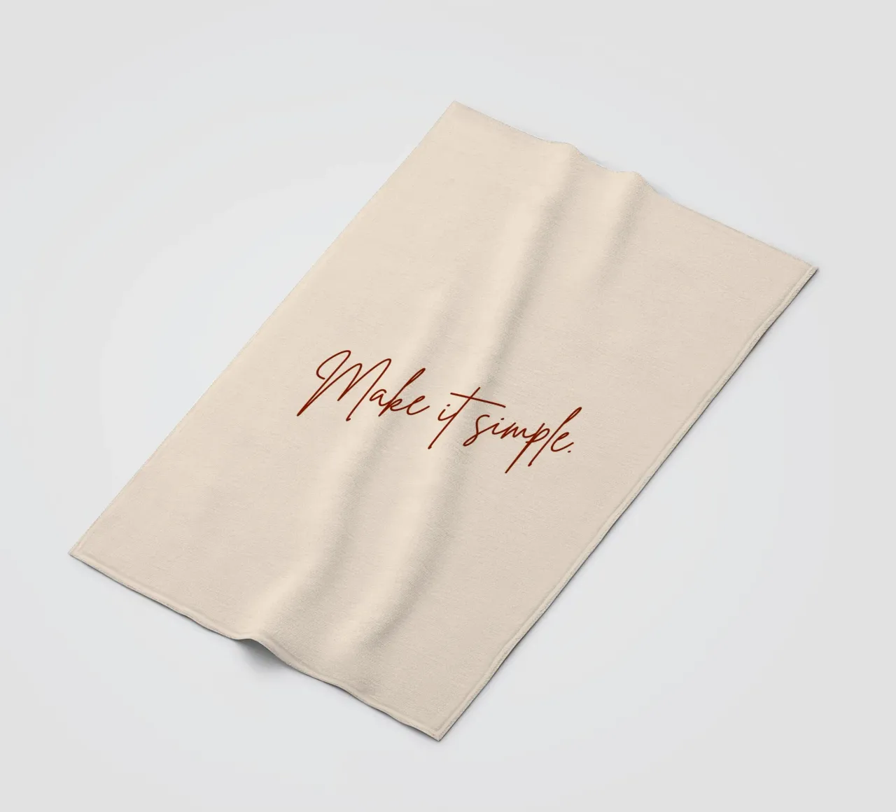 Machen Sie es einfach. Fleecedecke von 83oranges.com