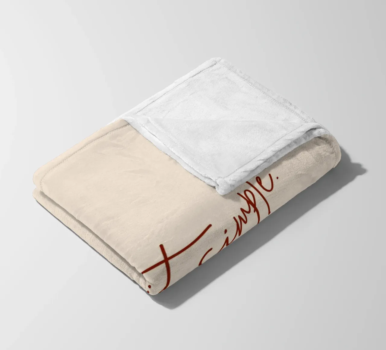 Machen Sie es einfach. Fleecedecke von 83oranges.com