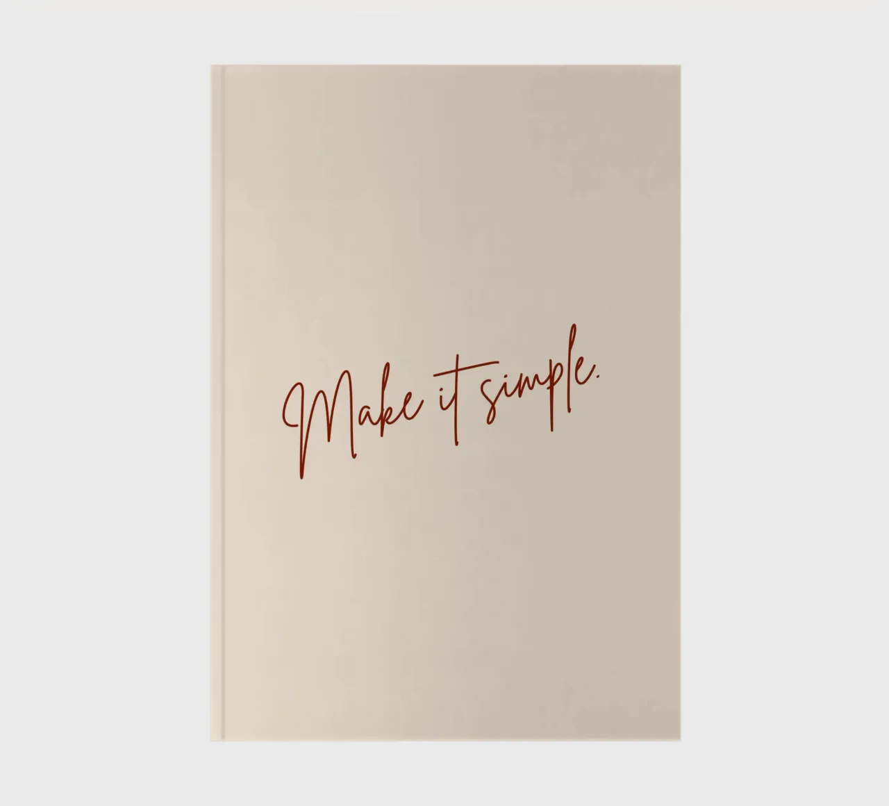 Make It Simple. notebook by 83oranges