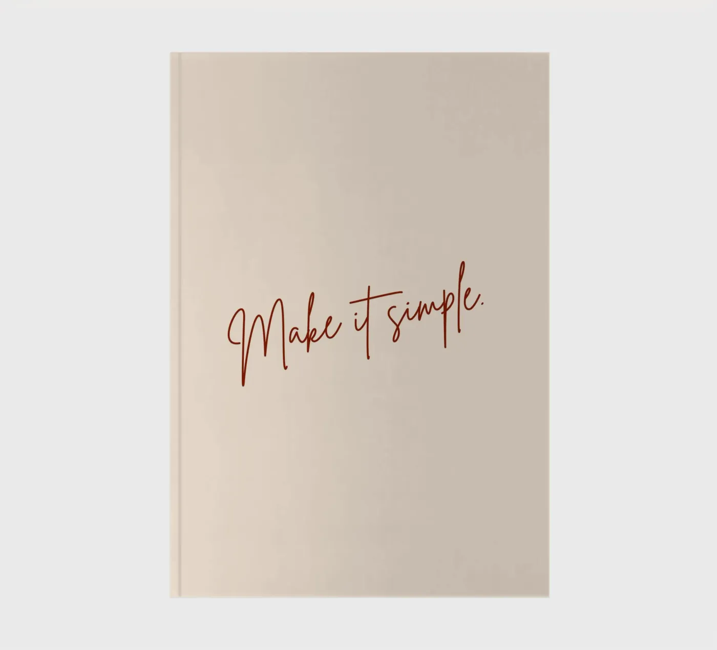 Make It Simple. notebook by 83oranges.com