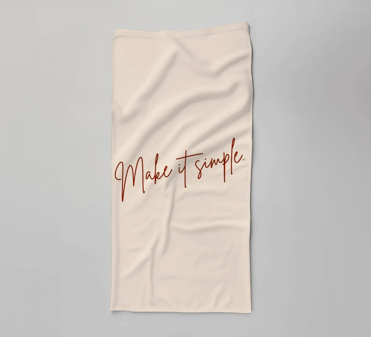Make It Simple. towel by 83oranges