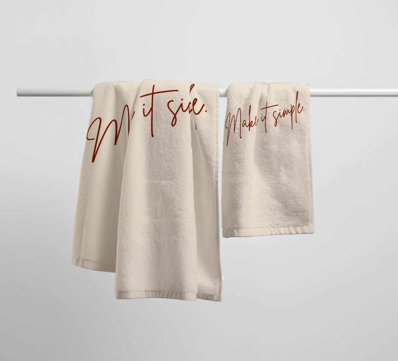 Make It Simple. towel by 83oranges