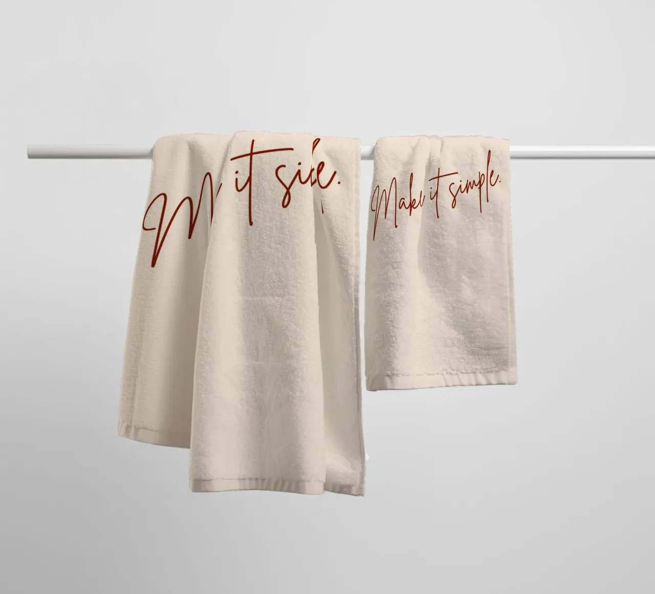 Make It Simple. towel by 83oranges