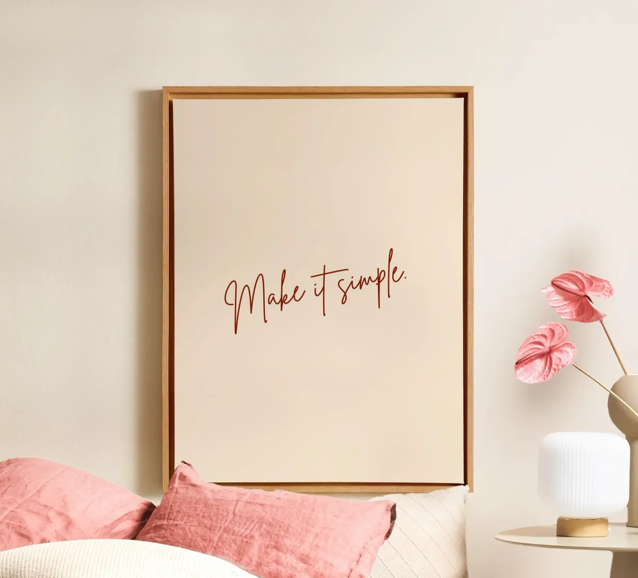 Make It Simple. canvas by 83oranges