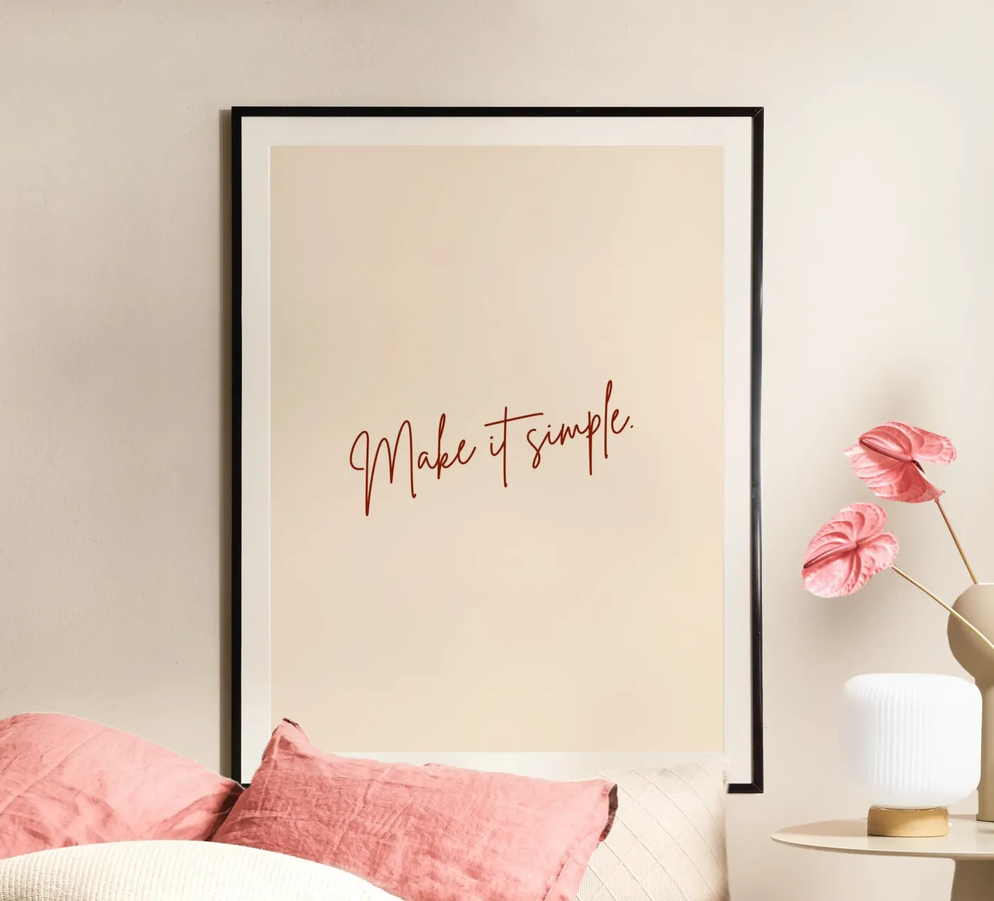 Make It Simple. poster by 83oranges.com