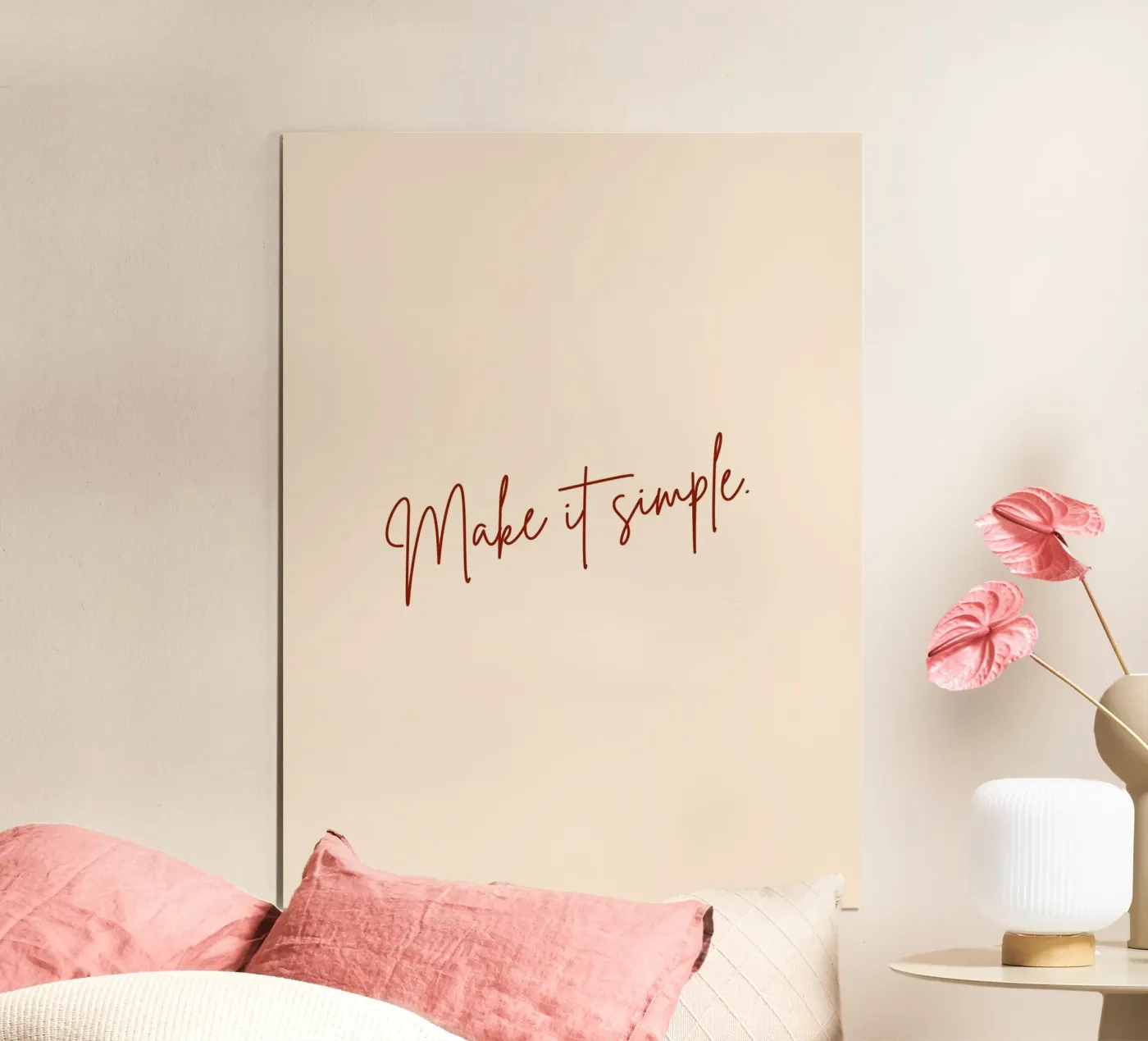 Make It Simple. poster by 83oranges.com