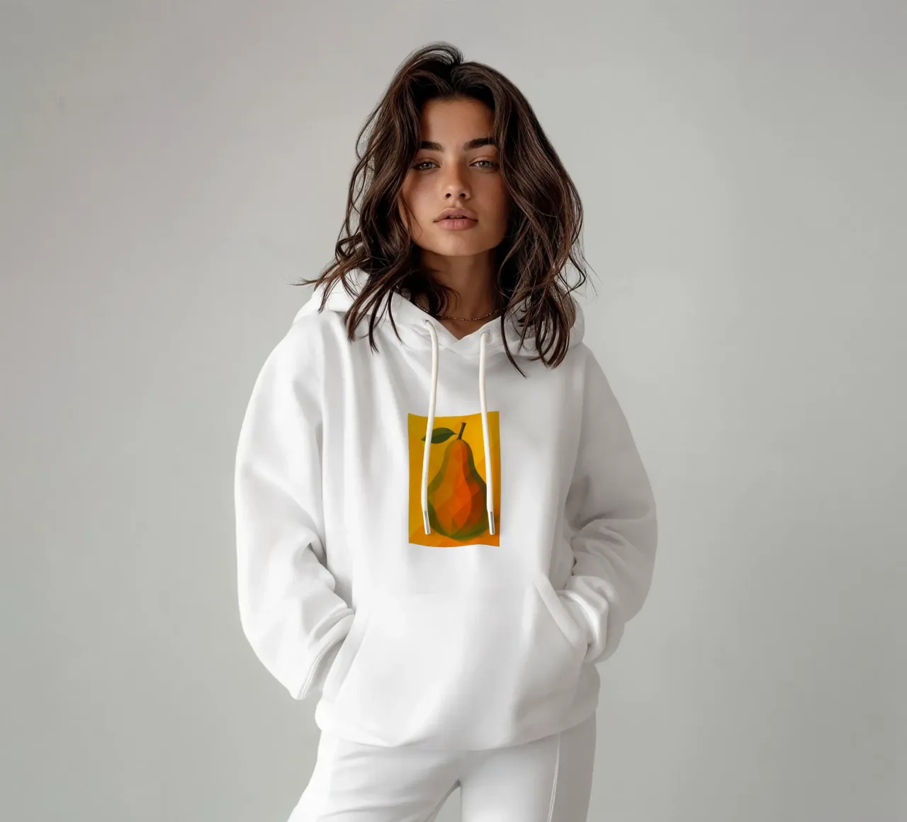 pera imaginación abstracta a todo color sudadera con capucha de ameera