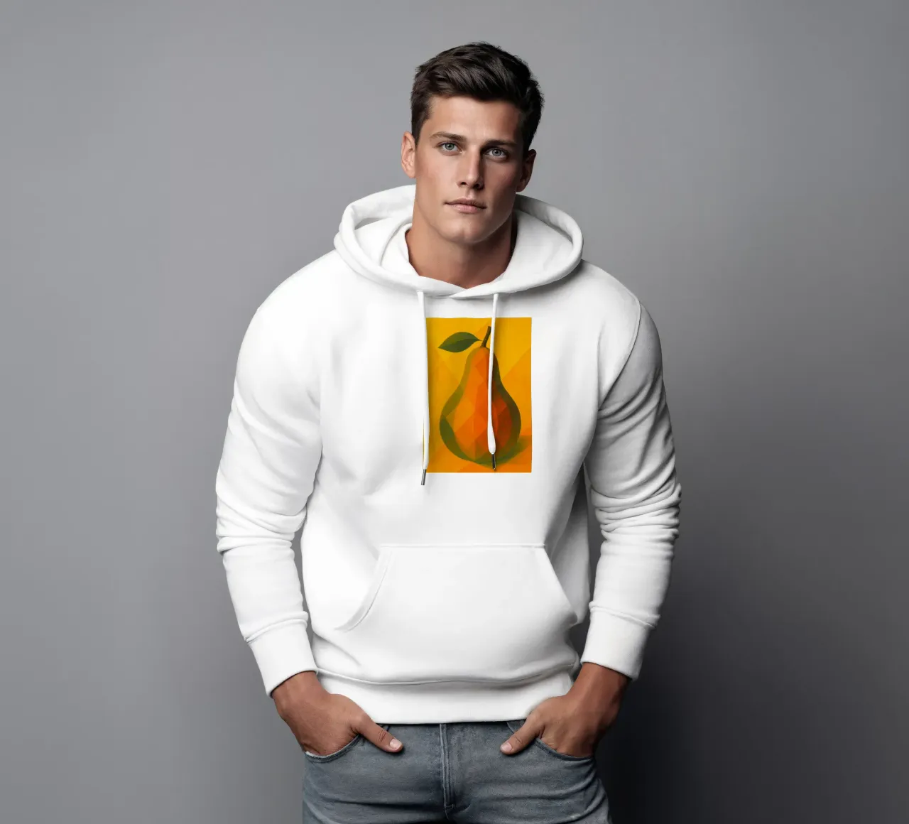 pera imaginación abstracta a todo color sudadera con capucha de ameera