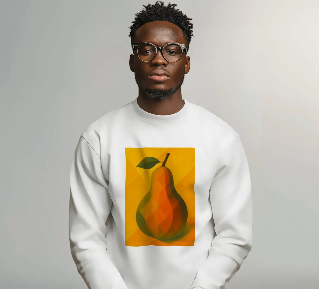 poire imagination abstraite couleur sweat de ameera
