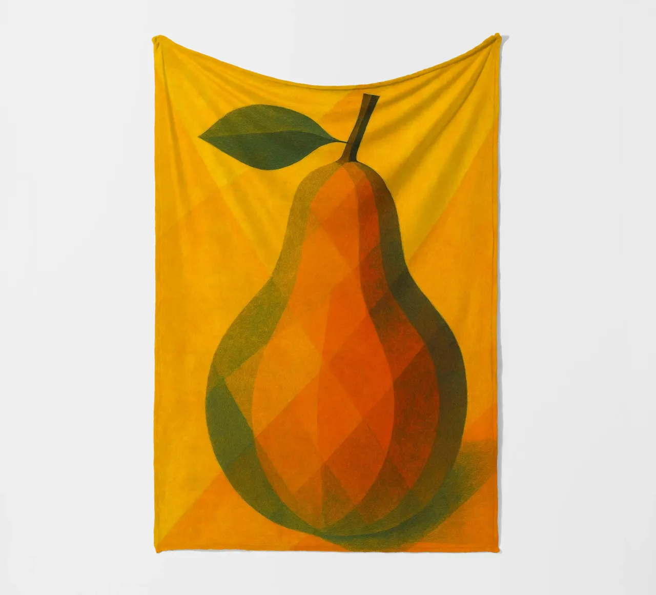 pear abstract imagination full color fleece blanket by ameera
