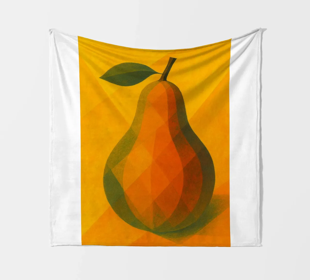 pear abstract imagination full color fleece blanket by ameera