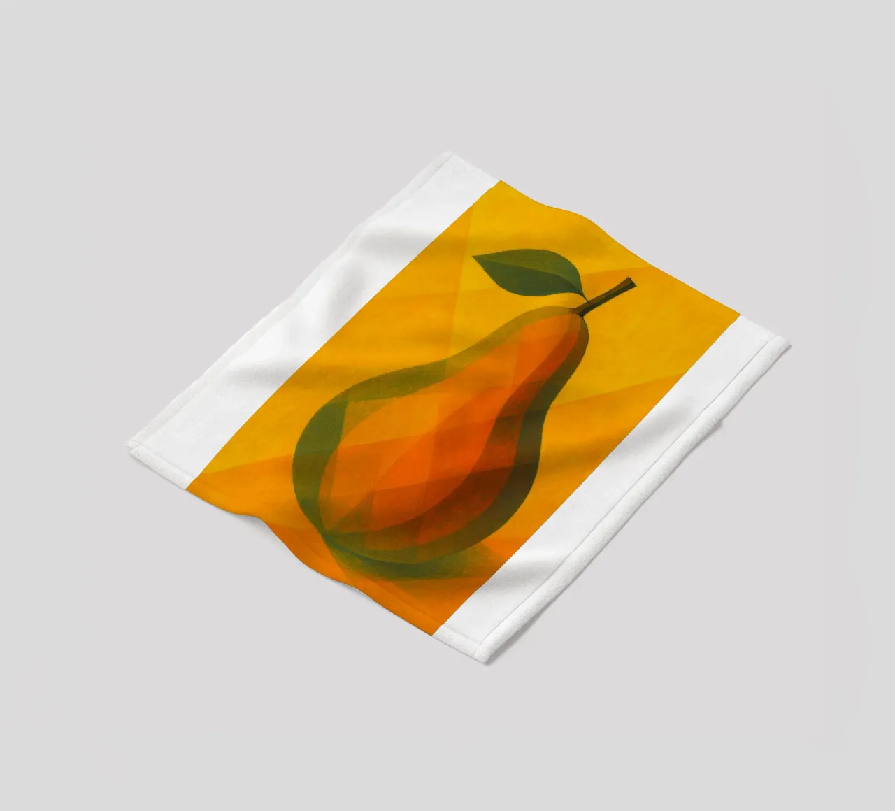 pear abstract imagination full color fleece blanket by ameera