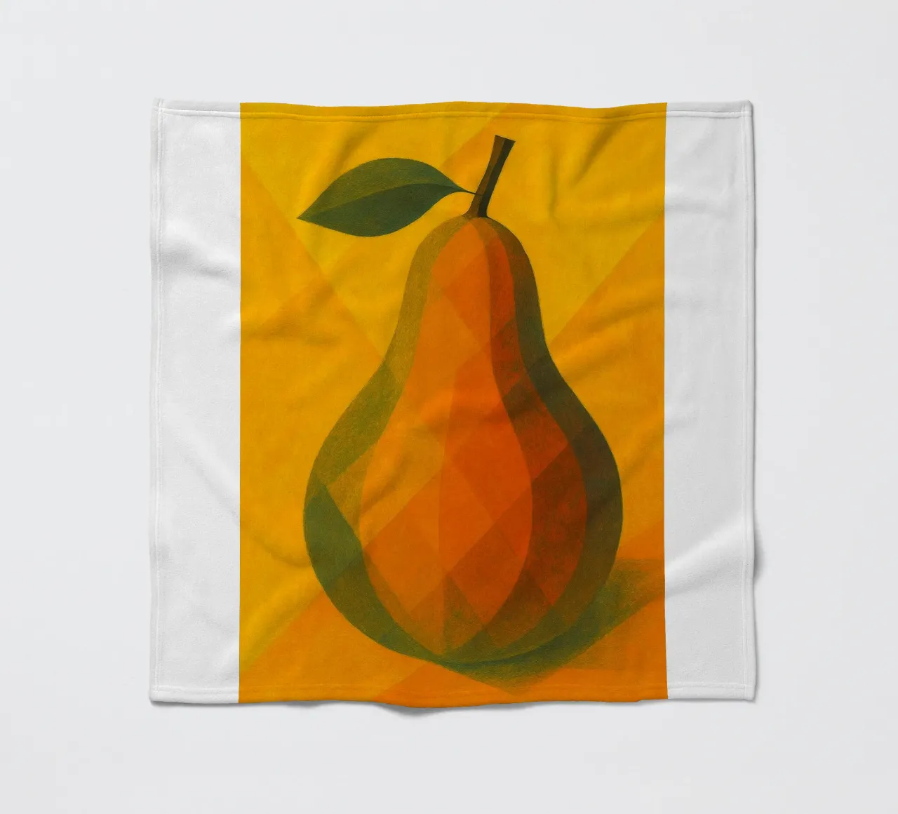 pear abstract imagination full color fleece blanket by ameera