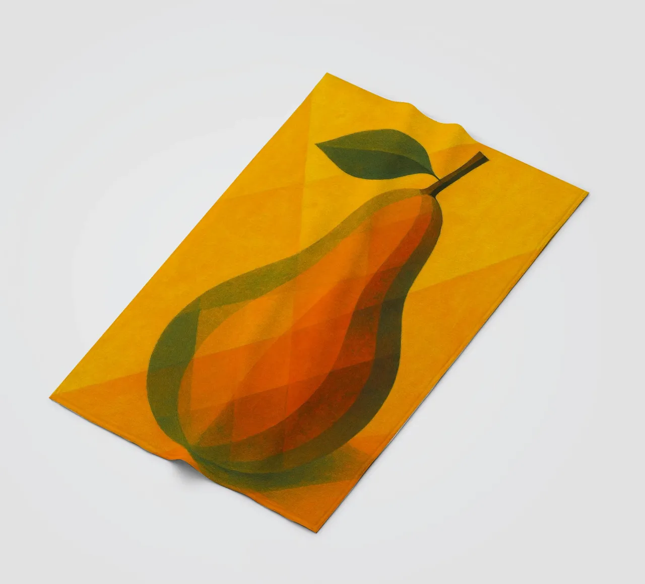 pear abstract imagination full color fleece blanket by ameera