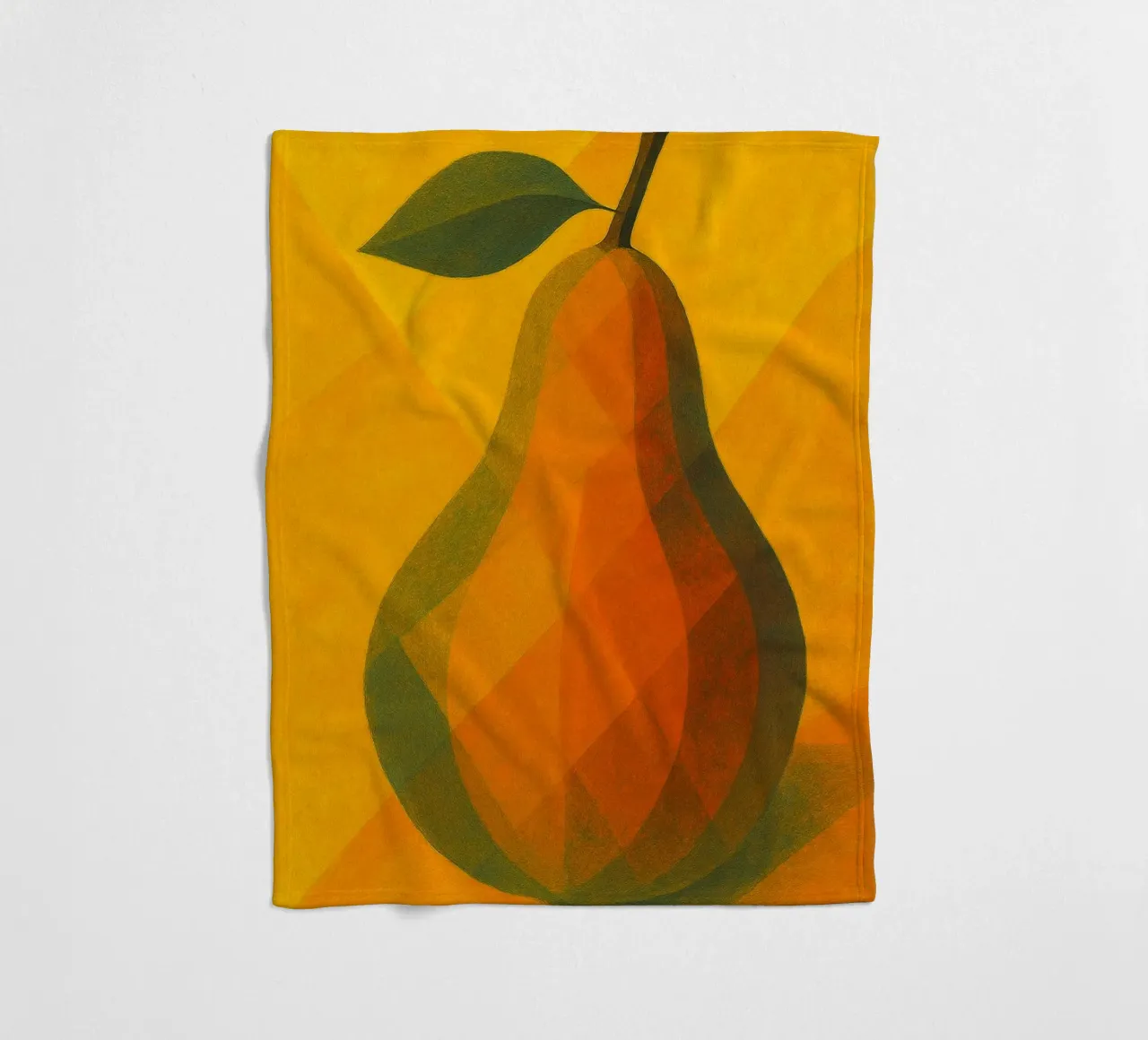 pear abstract imagination full color fleece blanket by ameera