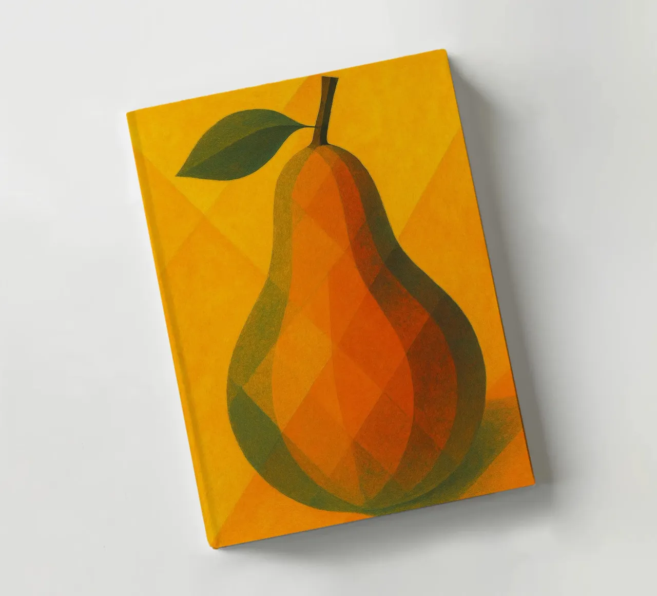 pear abstract imagination full color notebook by ameera