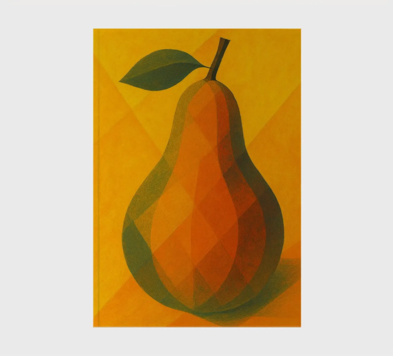 pear abstract imagination full color notebook by ameera
