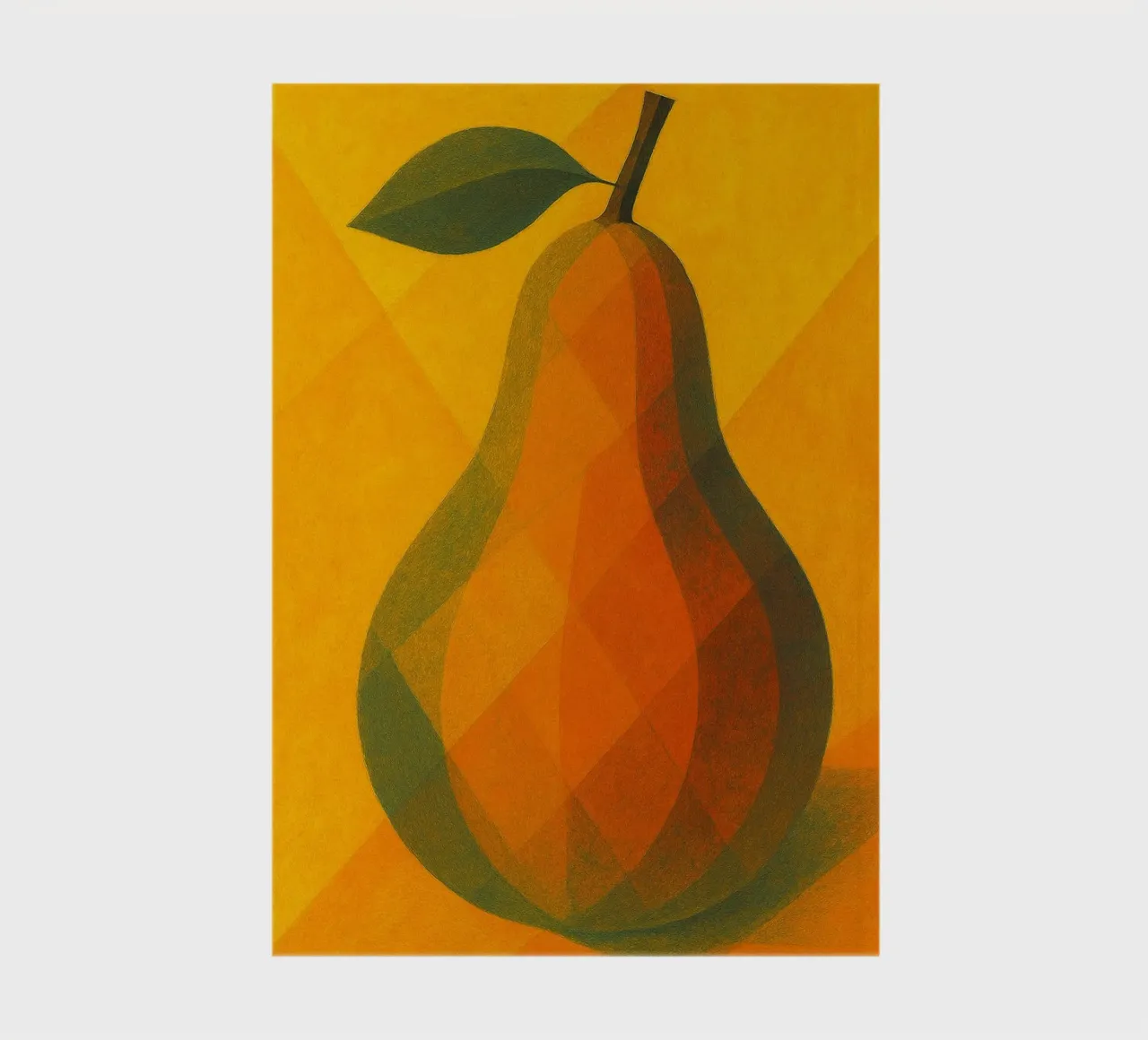 pear abstract imagination full color notebook by ameera