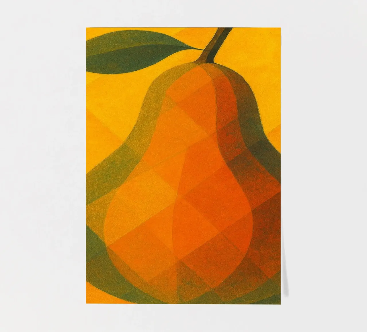 pear abstract imagination full color sticker sheet by ameera