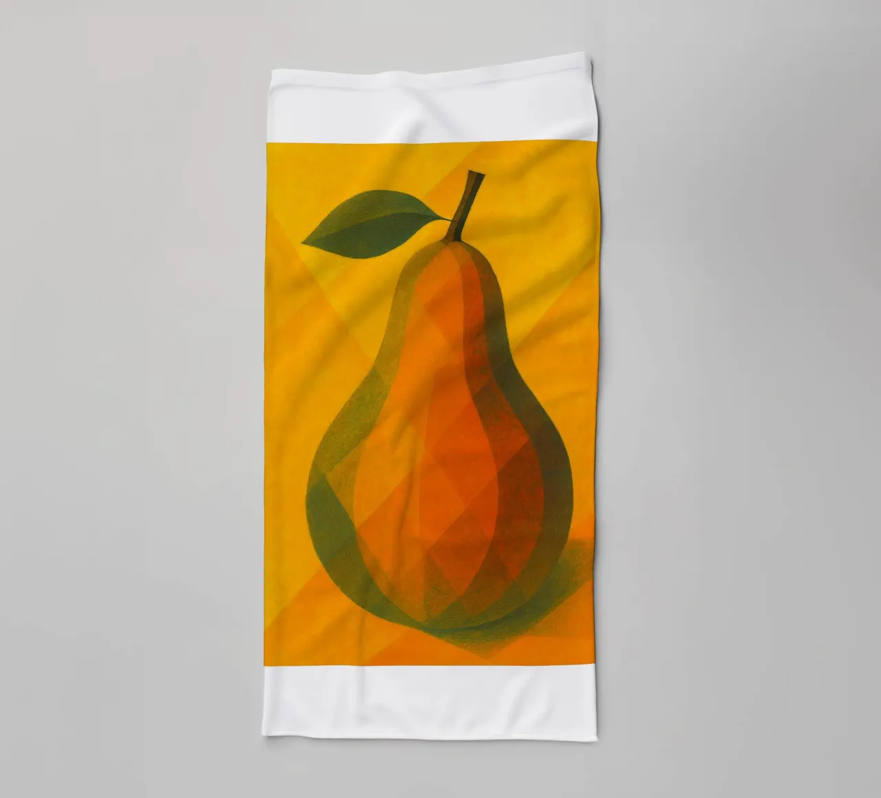 pear abstract imagination full color towel by ameera
