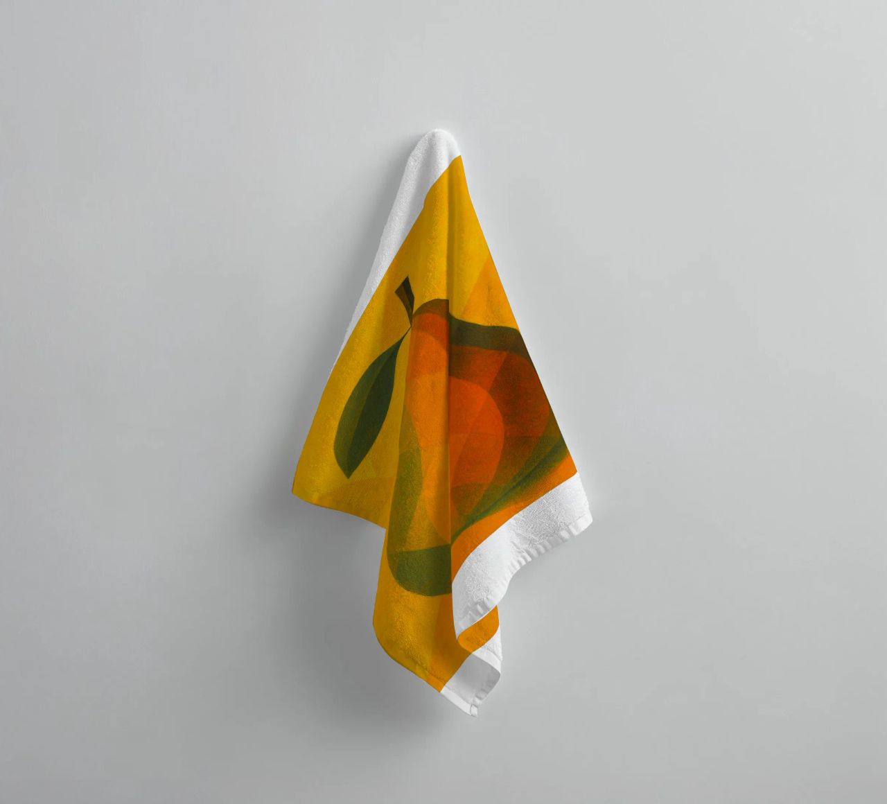 pear abstract imagination full color towel by ameera