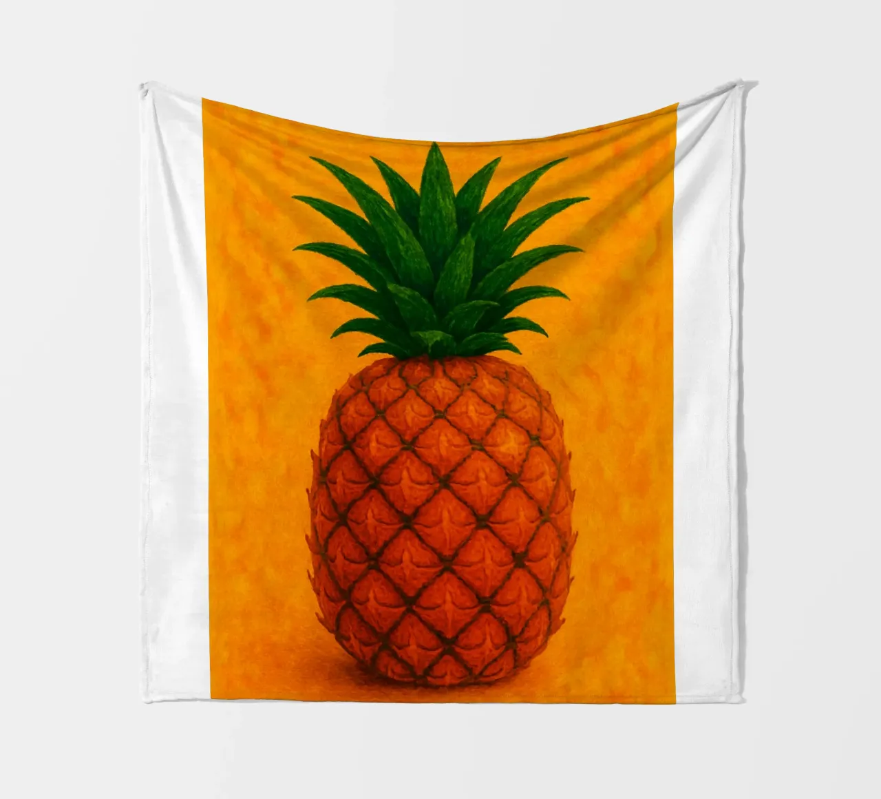 pineapple abstract imagination full color fleece blanket by ameera