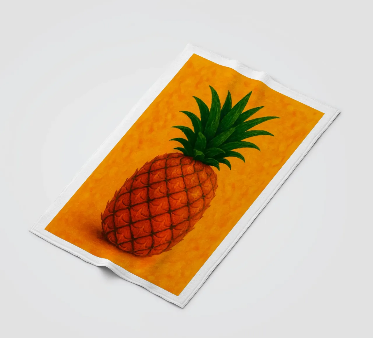 pineapple abstract imagination full color fleece blanket by ameera