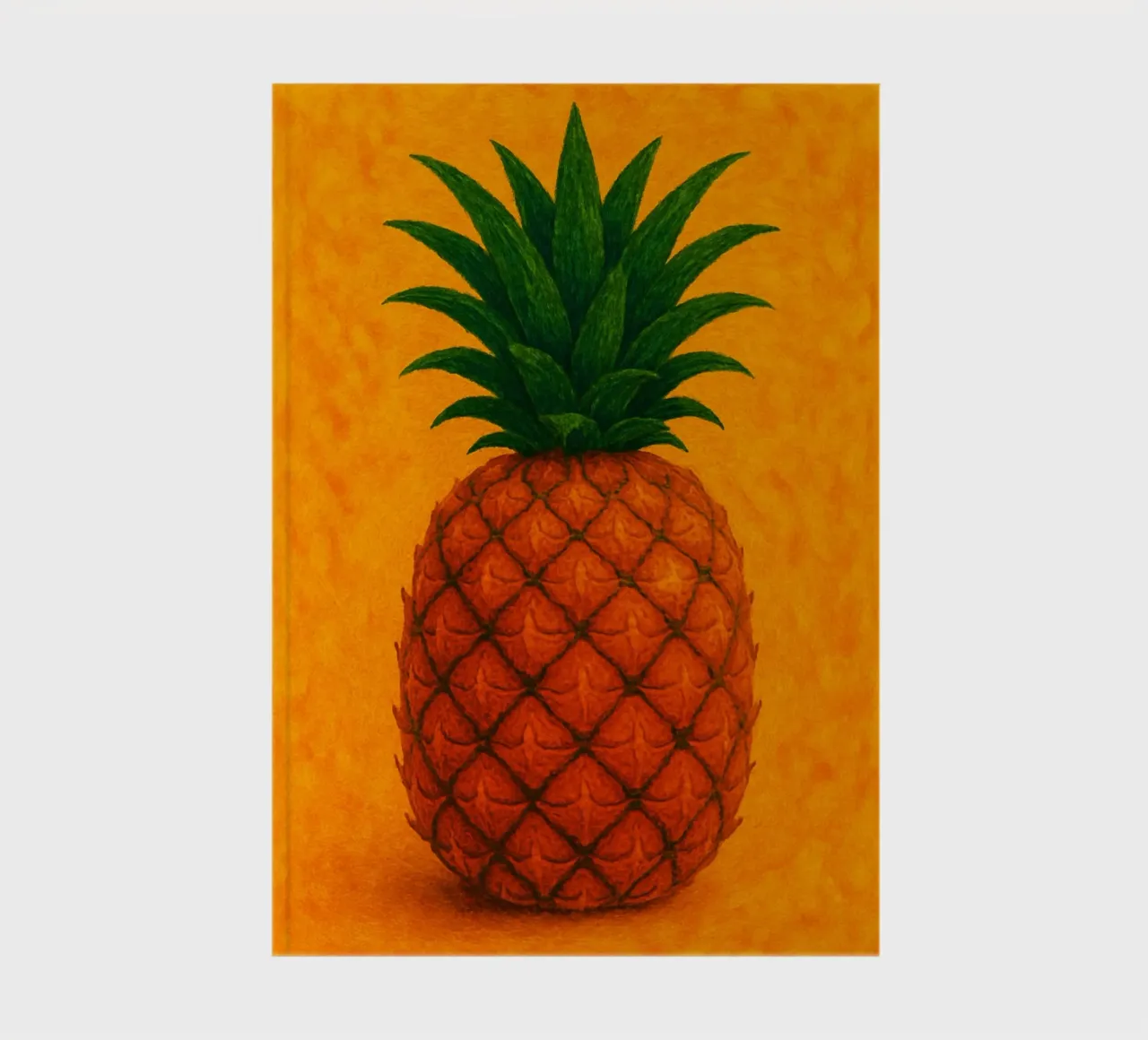 pineapple abstract imagination full color notebook by ameera