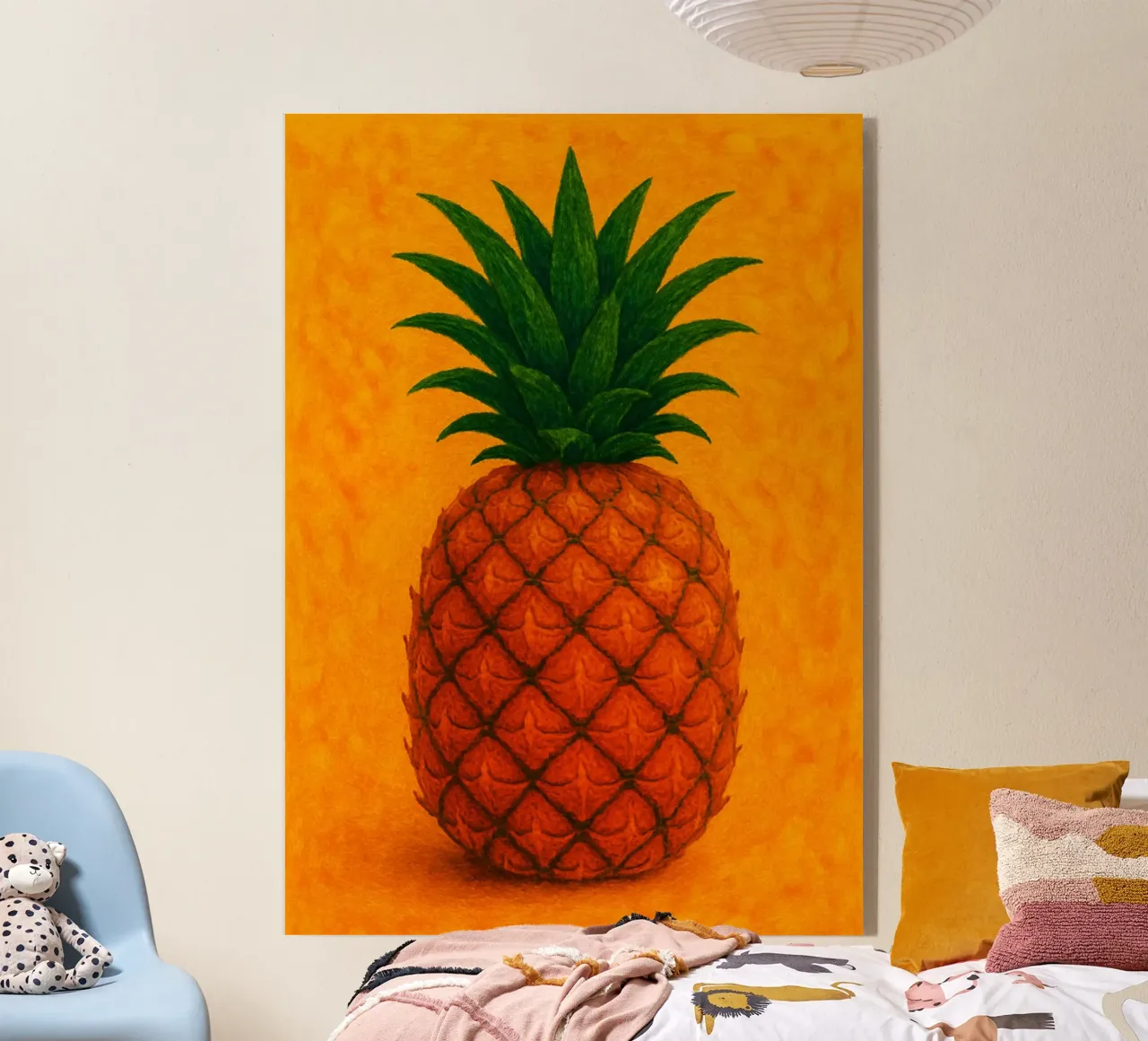 piña imaginación abstracta a todo color metacrilato de ameera