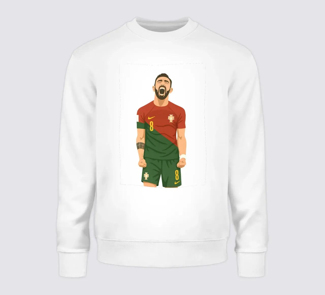 Bruno Fernandes Minimalist felpa da MoviesArt