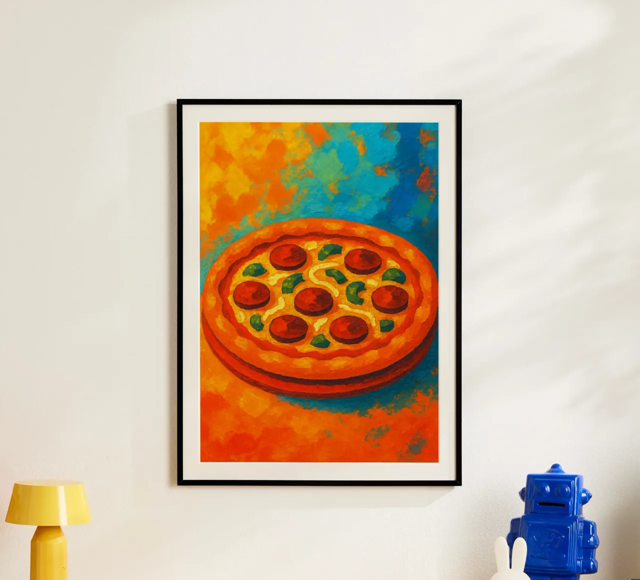 pizza imaginación abstracta a todo color hahnemühle de ameera