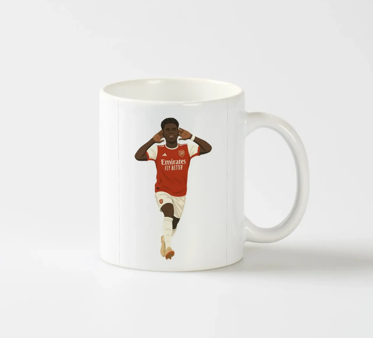 Bukayo Saka Minimalist tazza in ceramica da MoviesArt