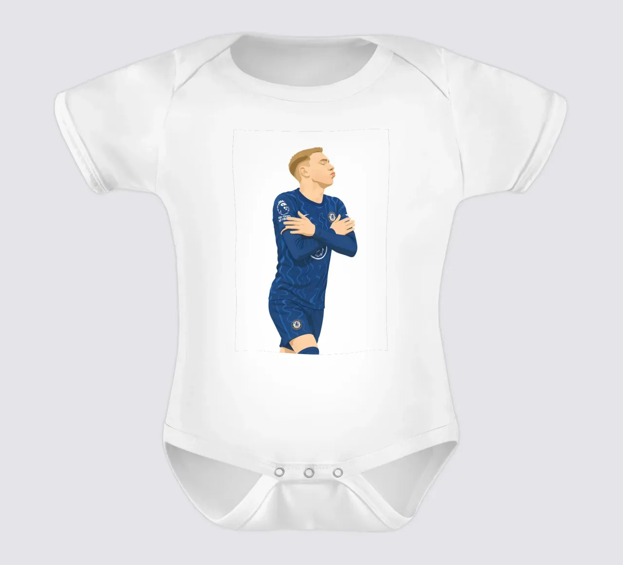 Cole Palmer Minimalist body neonato maniche corte da MoviesArt