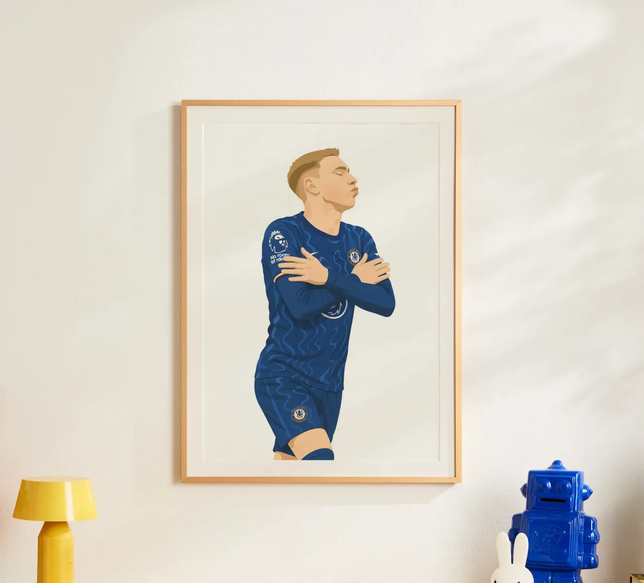 Cole Palmer Minimalist poster da MoviesArt