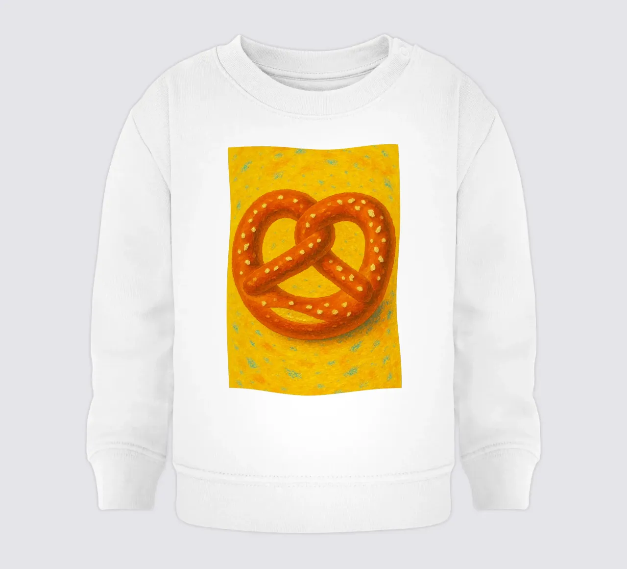 Pretzel imaginación abstracta a todo color sudadera de bebé de ameera