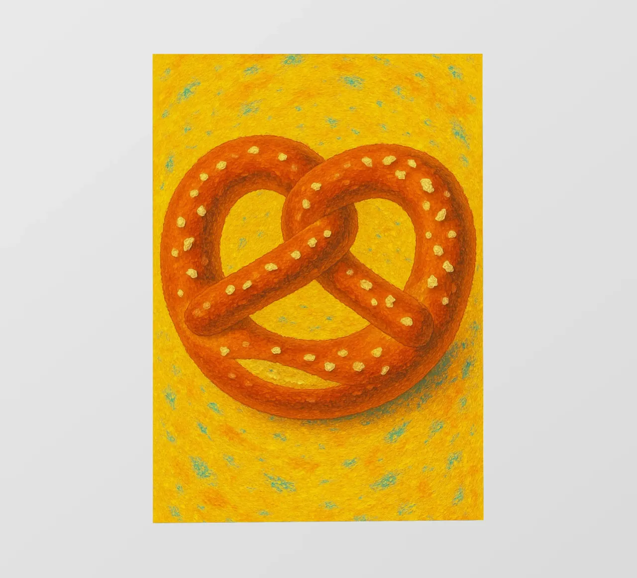 Pretzel imaginación abstracta a todo color lámina retroiluminada de ameera
