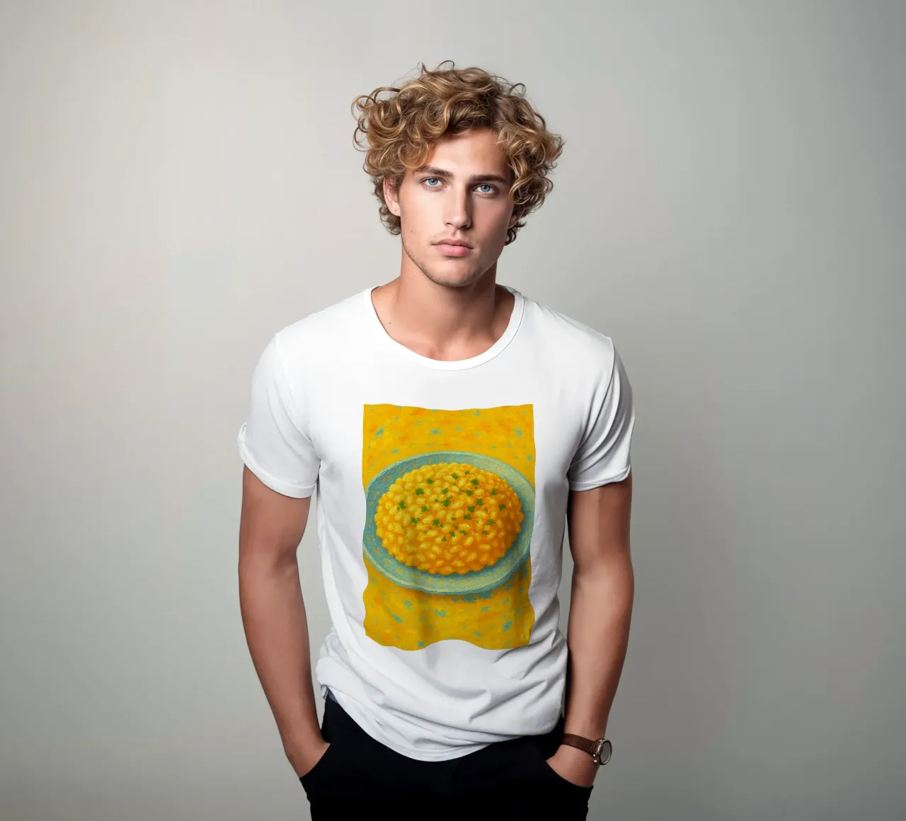 risotto abstract imagination full color t-shirt by ameera